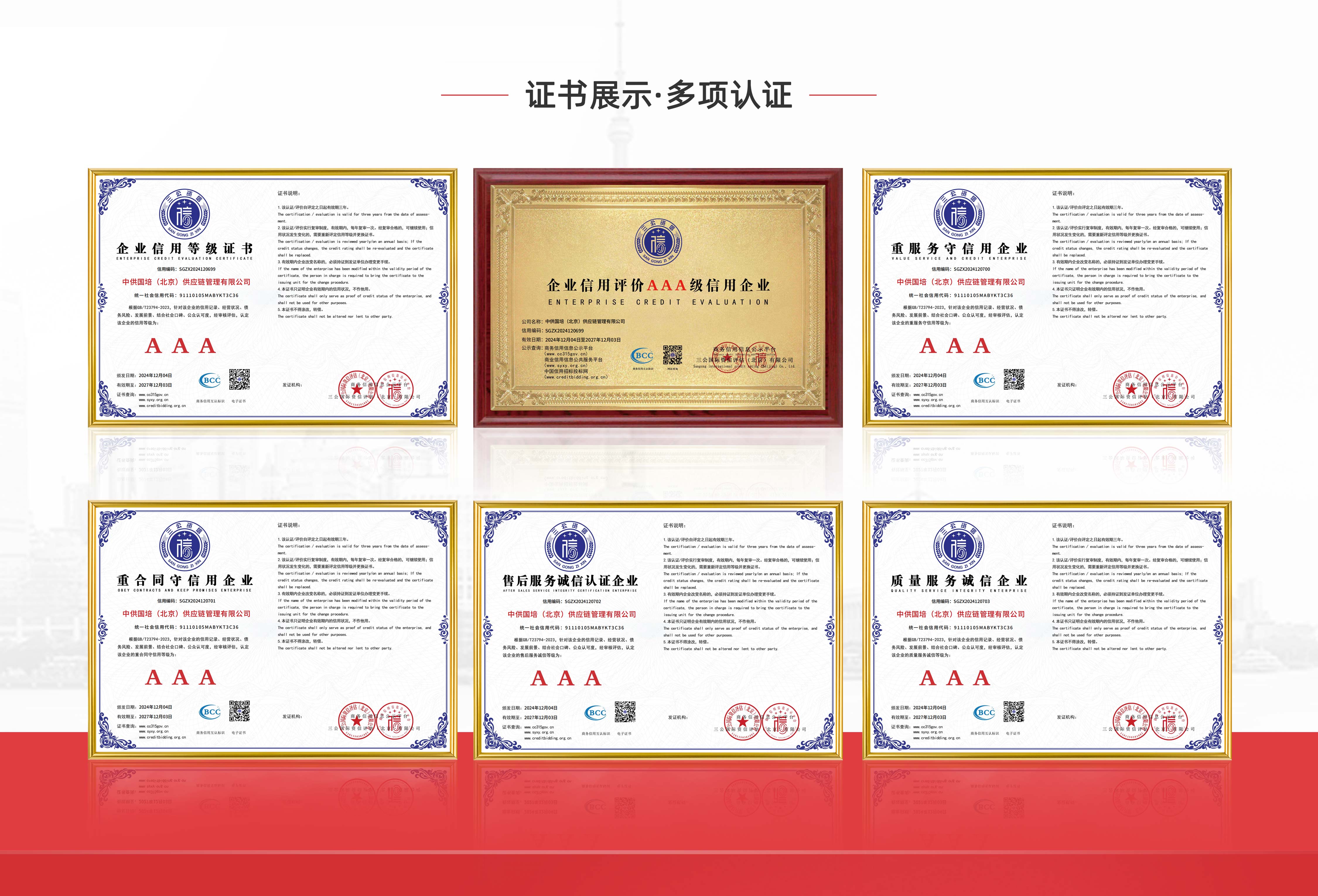 企业荣誉